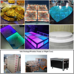 แผ่นต่อสีขาวทันสมัยและโรแมนติกไฟ LED สีขาวสำหรับเวทีงานเต้นรำ3D แบบไม่สิ้นสุด - Product Image 5