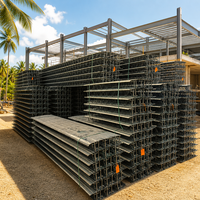 Plateforme de pont en acier galvanisé anticorrosion TD4 120 pour projet en climat tropical, système de plancher renforcé