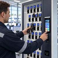 Casier mural intelligent de gestion des clés pour propriétés, hôtels et véhicules