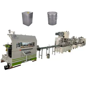 High efficiency automatic chemical cans&pails top lid/ring/bottom production lines
