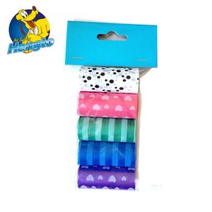 Sacs à déjections canines jetables écologiques en plastique imprimés, produit PET - Product Image 3