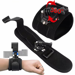 Nuevo Soporte de Muñeca Mejorado, Ancho, Grueso, Estable, con Rotación de 360 Grados, Cómodo para <span class=keywords><strong>GoPro</strong></span> <span class=keywords><strong>Hero</strong></span> 13/12/10/<span class=keywords><strong>9</strong></span>, DJI Action, Insta360 - Product Image 1