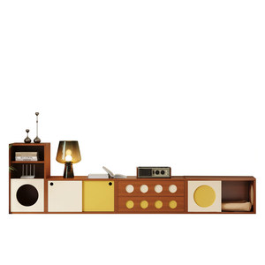 Meuble <span class=keywords><strong>TV</strong></span> modulaire de luxe léger chinois en gros pour salon d'appartement, en bois - Product Image 4