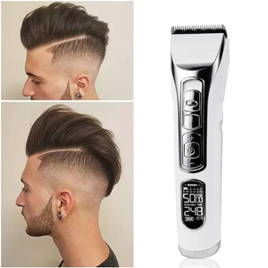 Cortadora <span class=keywords><strong>de</strong></span> <span class=keywords><strong>pelo</strong></span> OEM <span class=keywords><strong>de</strong></span> alta calidad, cortapelos profesional con pantalla LCD, hoja afilada <span class=keywords><strong>de</strong></span> acero inoxidable, venta al por mayor - Product Image 4