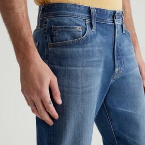 Jeans en denim pour hommes sur mesure, jeans de haute qualité, confortables, slim, pour étudiants - Product Image 3