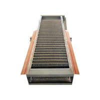 Mesin Pengolahan Air Limbah Pabrik Kertas Strip Screen Mesin Pengolahan Air Limbah Rotating Grille Rake Strip Screen Motor Pompa