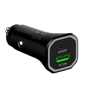 Cargador de coche 12-24V QC3.0 PD20W de carga rápida con doble puerto para dispositivos móviles - Product Image 5