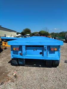 Remolque de Plataforma de Servicio Pesado de <span class=keywords><strong>Cuatro</strong></span> Ejes <span class=keywords><strong>y</strong></span> <span class=keywords><strong>Ochenta</strong></span> Toneladas para Transporte de Carga, Semirremolque Portacontenedores - Product Image 4