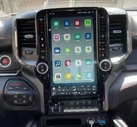 Radio para Coche con Pantalla Tesla de 13.6" TS10 Android 12 para Dodge RAM 1500 2500 2018-2022, Estéreo GPS Navi CarPlay 4G