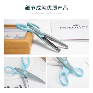 Secliide Craft Scissors Straight Head Stainless Steel Plastic Covered Safety For Children Art Projects - Product Image 4