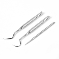 Cure-dents en acier inoxydable portable kit de soins bucco-dentaires outils dentaires en acier inoxydable