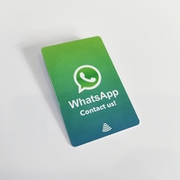 Umweltfreundliche PLA NFC Digitale Visitenkarte Google-Bewertung Tap-Link Wasserdichte Smarte Geschenkkarte Individueller Druck Großhandel