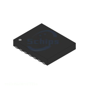 MAX8608YETD+ 14 WFDFN Composants électroniques de gestion de l'alimentation (PMIC) à contacts apparents, Original - Product Image 1