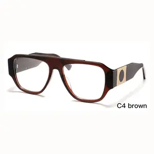 2024 Hot Selling Mix Fashion Big Square Frames Acetate Glasses Optical Trendy Sunglasses For Men