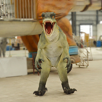 Costume de Tyrannosaure CET avec conception de jambes cachées, construction en acier et plastique, tailles personnalisées pour les événements scolaires, les parcs à thème et les carnavals