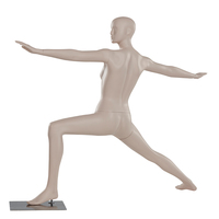 Modelo deportivo de moda de cuerpo completo realista maniquí femenino Yoga tienda minorista ropa maniquí pantalla para la venta