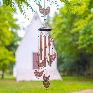 Hen Wind Chimes Outdoor Giraffe Gifts for Women/Men/Mom/Wife/Grandma Birthday Gifts Memorial Gift Metal <b>WindChime</b> - Product Image 2