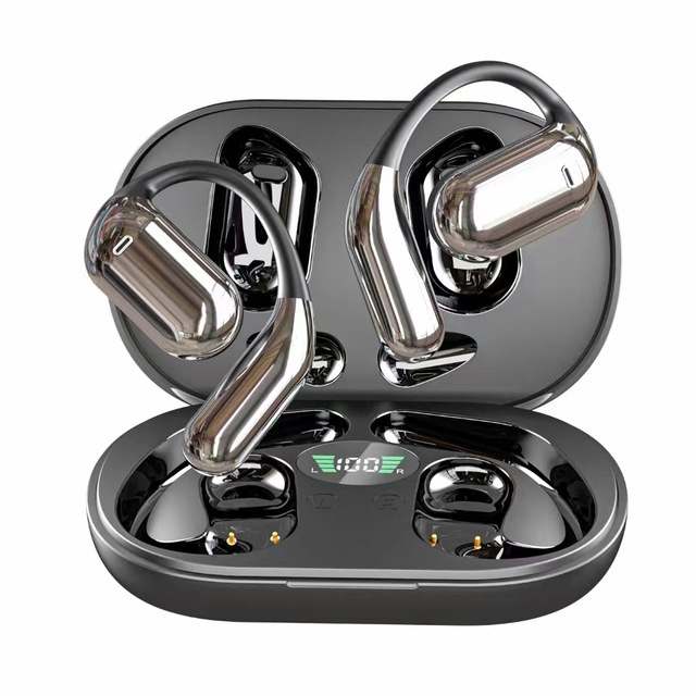 High Quality Digital Screen OWS Wireless Ear-hanging Earbuds Sports Earphones Gaming Headphones