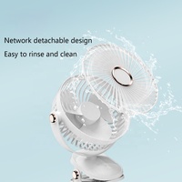 Nouveau ventilateur à pince boucle Portable sans fil avec pince Table de voiture oscillante à 360 degrés ventilateur à usage domestique Mini ventilateur à pince