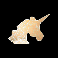 Lampe 3D LED en acrylique personnalisé, veilleuse intelligente, tactile, à couleurs changeantes, lampe de Table, Illusion optique, décoration, 5 pièces