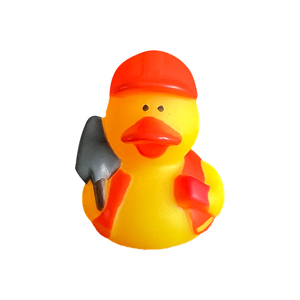 Custom 2 Polegada Amarelo Banho Pato Especializada Ponderada Brinquedo Vertical Flutuante para Bebê Banheira Partido Favor <span class=keywords><strong>Rubber</strong></span> Duck Race - Product Image 5