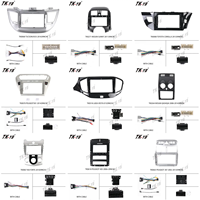 Universal Android Auto Radio Frame Panel Dashboard Instalación Dash Kit para coche DVD Player GPS Navegación Multimedia Estéreo