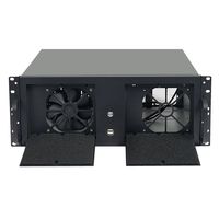 Châssis de contrôle industriel 4U de 19 pouces en stock chez le fabricant, ultra-court, profondeur 350 mm, boîtier de serveur ATX