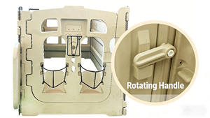 Box per Vitelli da Interno, Rifugi in Plastica per Vitelli e Alloggi per Vitelli da Interno per Allevamenti Lattiero-Caseari e Sistemi di Riparo per Bestiame - Product Image 3