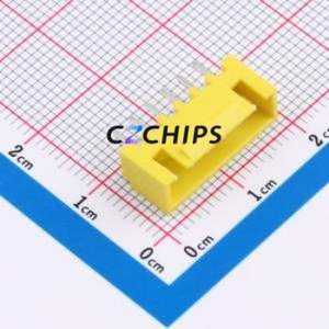 ZX-HA2.54-6PZZ-Y Wire-to-Board Pin Header Through hole Component (THT),P=2.5mm Connector 1x6P 2.5mm Through Hole XHB - Product Image 1