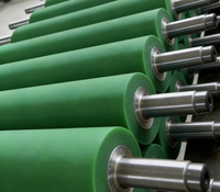 Rouleau en caoutchouc naturel haute élasticité pour machines textiles / papier / cuir – Vente directe usine