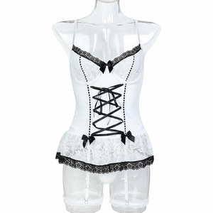 Aas Sexy Lingerie Transparante Hot Lace Ondergoed Sexy Bh Set En Kousenband Lingerie Sexy Hot Nachtkleding 1428 - Product Image 6
