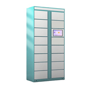 Armoire à linge intelligente haute sécurité, écologique, avec construction robuste, mécanisme de verrouillage électronique et à combinaison avancé