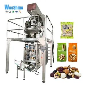 Weeshine Automatic Vertical Form Fill Seal Cashew Nut Packaging Machines Walnut Pistachio Nuts Packaging Machine