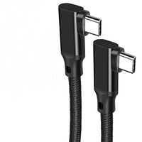 Câble de 0.5m Type c 90 degrés 100W 20Gbps 4K 60HZ en stock