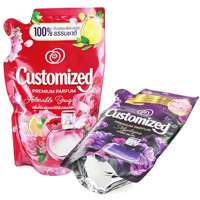 Pochettes souples à bec verseur Haodong pour détergents, cosmétiques, gels douche, savons exfoliants, lessive – Recharge liquide 1 L