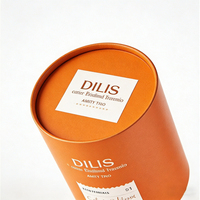 Boîtes d'emballage cylindriques élégantes de haute qualité, écologiques, en matériaux recyclés pour flacons de parfum, boîte en tube de papier