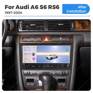 MEKEDE H2 H4 H6 Pantalla de <span class=keywords><strong>Audio</strong></span> para Auto, Pantalla Multimedia con Carplay, Navegación DVD, 10.26 Pulgadas para Audi A6 S6 RS6 1997-2004 - Product Image 4