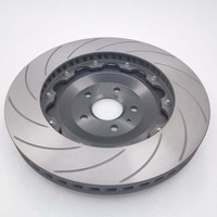 Disques de frein avant Jekit 370x34 avec cloche centrale en aluminium flottant pour Audi RS3 Limousine