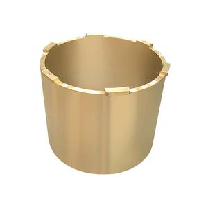 Customizable Non-Standard Mining Machinery Parts Crushers' Copper & Bronze Sleeves Brass <b>Drill</b> Sleeve Casting Processing - Product Image 1