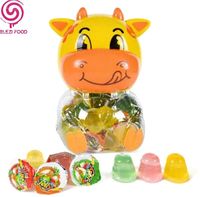 Nouvelles confiseries sucrées multicolores en gros, bonbons liquides assortis en forme de dessin animé, gelée fruitée, pudding, bouteille de 15g SLEZI