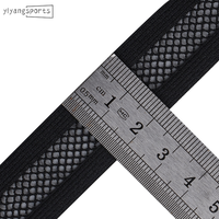 Bande élastique en maille quadrillée de 15 mm pour accessoires de soutien-gorge, bande élastique jacquard pour sous-vêtements et vêtements – Vente en gros