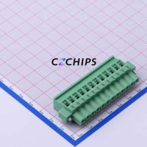 KF2EDGKBM-5.0-12P Plug-in Terminal Block P=5mm Connector Plug Screw Fixing 1x12P 5mm - Product Image 1