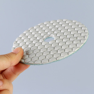 Disco de Pulido de Resina de Diamante Personalizable OEM, Soporte para Almohadilla de Pulido de Goma de 4 Pulgadas con Rosca M14/5/8''-11, Grano 1000 Medio - Product Image 3