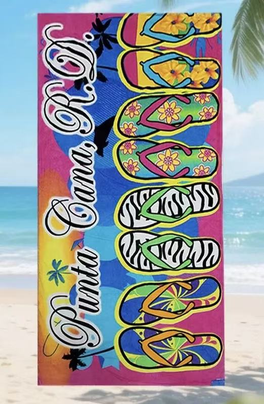 Custom Striped Beach Towel #L7258