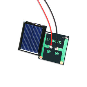 Mini-Solar panel 30*25mm poly kristallines Silizium mit 1V Spannung Epoxidharz Tropfen Kleber und Draht für kleine Anwendungen - Product Image 1