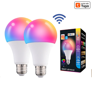 Bombilla LED inteligente WiFi RGBCW 15W <span class=keywords><strong>E27</strong></span> E26 B22 Tuya Control de aplicación Control de voz Luz cambiante de color regulable para la decoración del hogar - Product Image 2