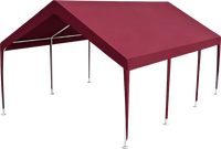 Tente de protection pliable robuste pour voiture, abri portable pour garage, idéal pour le stationnement extérieur