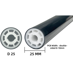 <span class=keywords><strong>Tube</strong></span> LED néon numérique DMX512 à 360 degrés certifié CE AIDLIN, 25 mm, 24 V, IP67, étanche, en silicone, pour scène et événements - Product Image 5