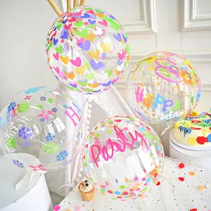 10''18''24''36'' şeffaf küre temizle balon helyum şişme Bobo balonlar düğün doğum günü bebek duş dekorasyonu