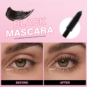 Máscara de Pestañas Pink Grid Crown, <span class=keywords><strong>2</strong></span> en 1 para Volumen y Rizado, Resistente a <span class=keywords><strong>la</strong></span> Transferencia, Pigmento Negro Intenso, Maquillaje para Ojos - Product Image 2